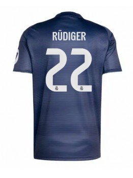 Muži Futbalové oblečenie Real Madrid Antonio Rudiger #22 2025-26 Krátky Rukáv - Preč